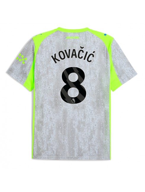 Moški Nogometna dresi replika Manchester City Mateo Kovacic #8 Tretji 2025-26 Kratek rokav Moški Nogometna dresi replika Manchester City Mateo Kovacic #8 Tretji 2025-26 Kratek rokav